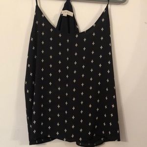 LOFT Black Sleeveless Shirt